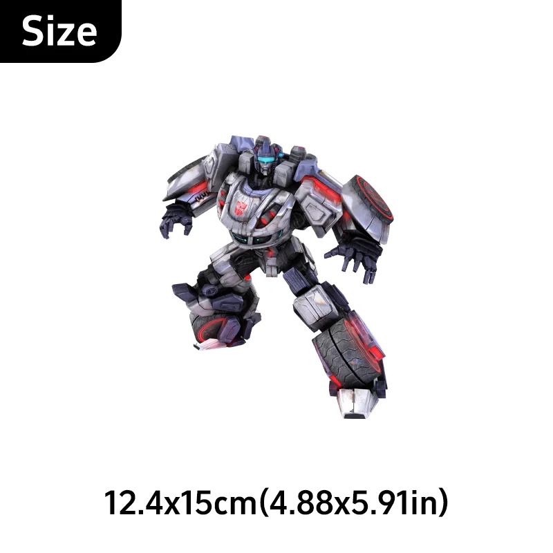tylish Cartoon Transformers Car Sticker Waterproof PVC For Triangle Window Car Front Suitcase Motorcycle DIY Decal