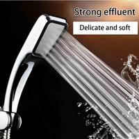 300 Holes High Pressure Rainfall Shower Head Water Saving Electroplating Shower Shower Head Nozzle Bathroom Accessories