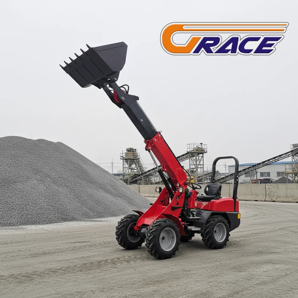 2 Ton Wheel Loader EURO 5 Small Loader Garden & Orchard Fast Shipping Factory Customize Sale