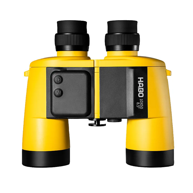 تلسكوب احترافي 10X50 مع نطاق ليزر للصيد في الهواء الطلق عالي الدقة مقاوم للماء BAK4