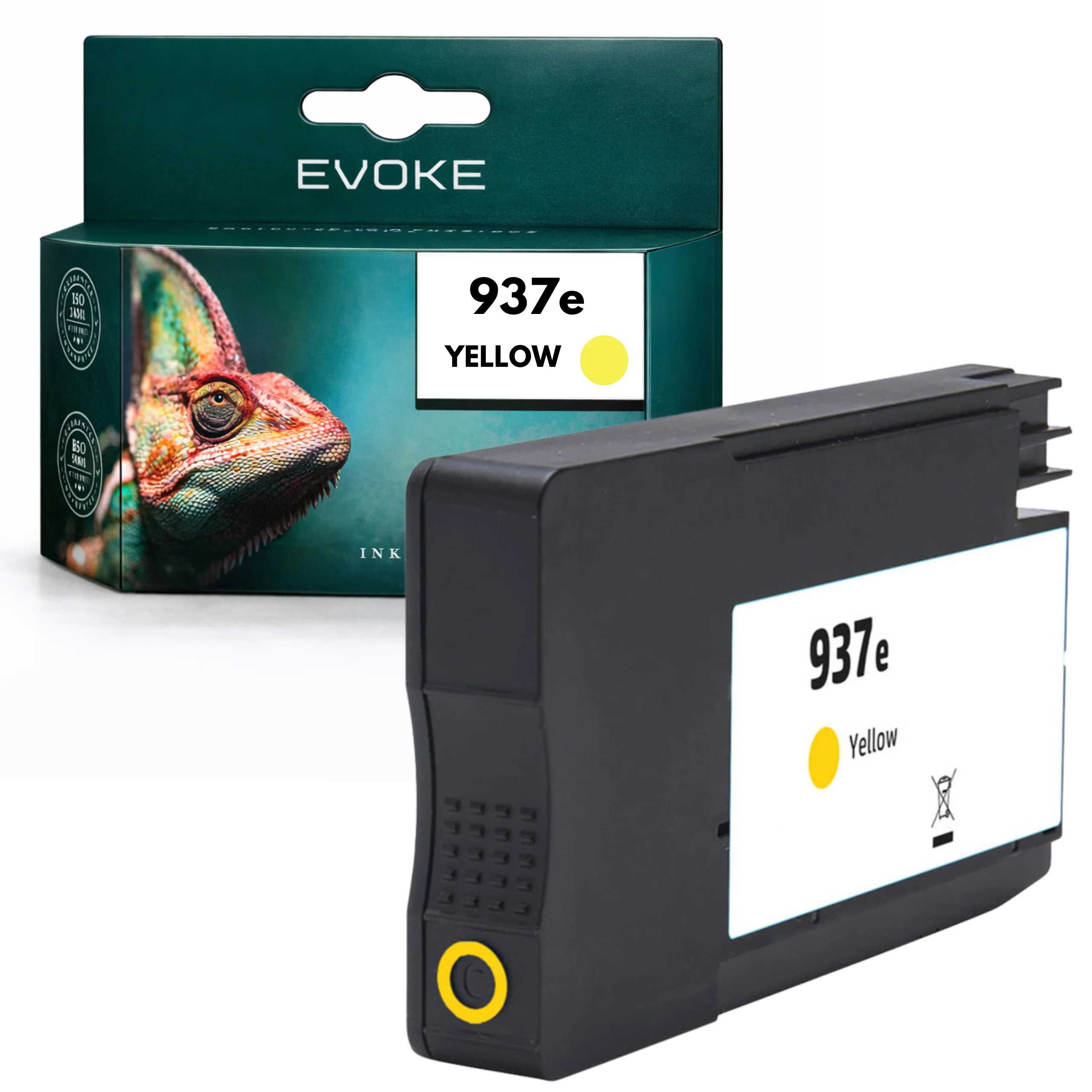 Evoke Compatibele Toner voor Hp 937E Hp937E 4S6W8Ne Geel 1650 Pagina's 9110B/9120B/9130B/9720E