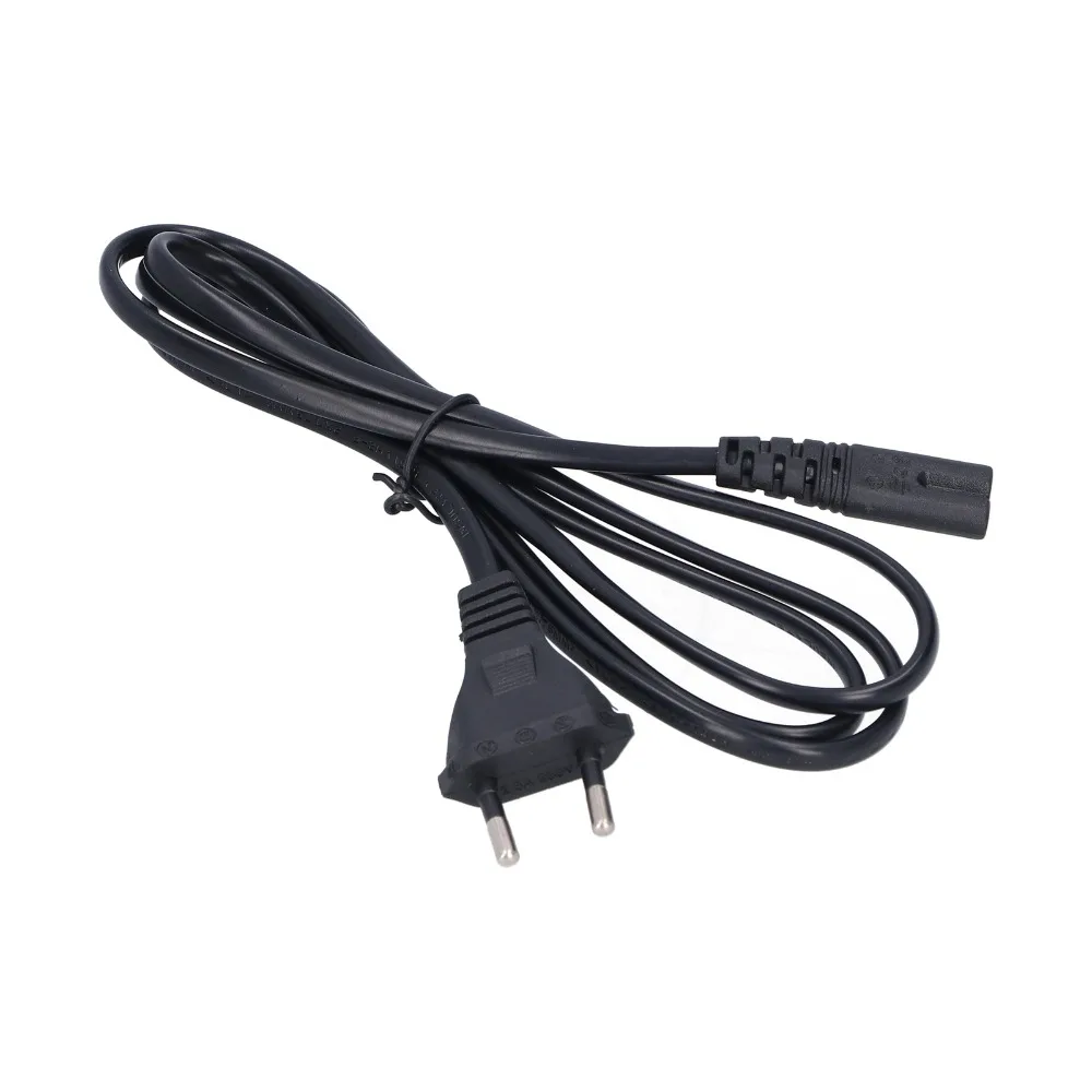 PVC Material Printer Power Cord Flexible Insulating Soft European Power Cord Black Heatproof Figure 8 Power Cord