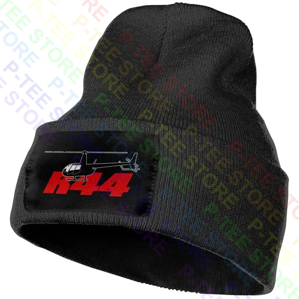 R44 Helicopter Pilot Aviation Knitted Beanie Hat Beanies Cap Gift Harajuku Best Seller