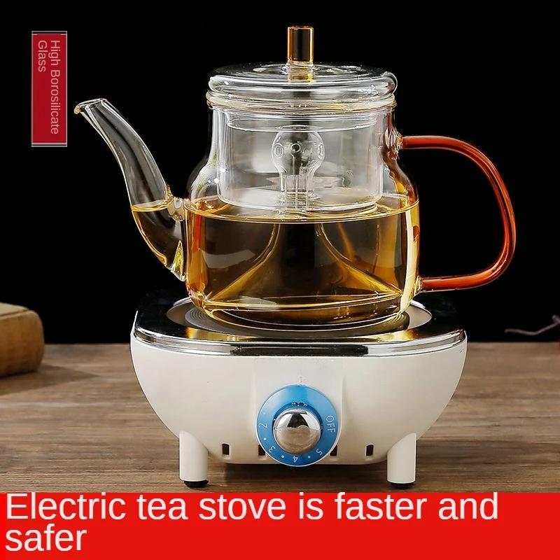 Electric Ceramic Stove Glass Pot High Temperature Resistant Multi-speed Adjustment Automatic Power Off Home Tea Kettle Tea Set