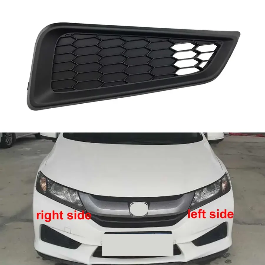 

For Honda City 2015 2016 2017 2018 Fog Light Frame Vent Car Grille Auto Front Bumper Driving Lamp Cover