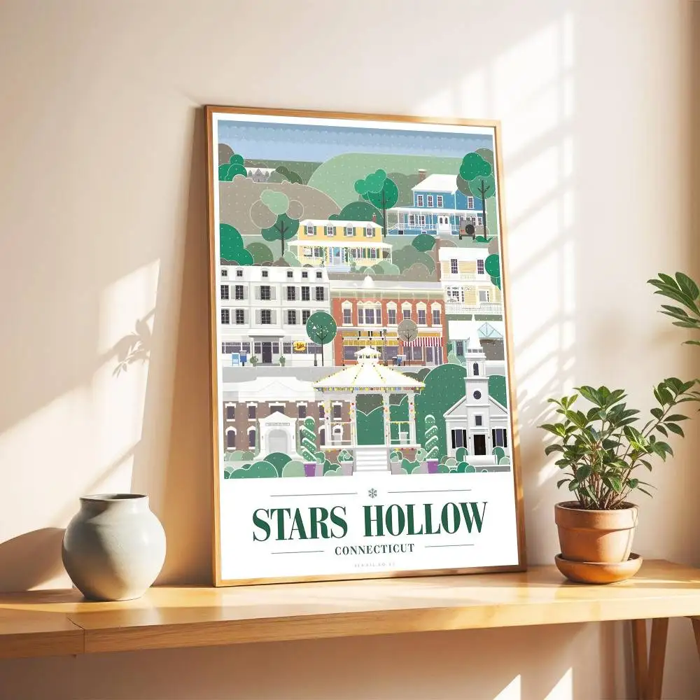 1pc Gilmore Girls Poster High Quality Print Waterproof Wall Art Sticker For Bar Living Room Decor Gift