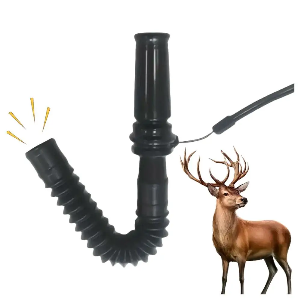 Deer Call Bionic Adjustable Hunting Call ABS Plastic Realistic Buck Doe Fawn Sound Outdoor Wildlife Hunting Gear