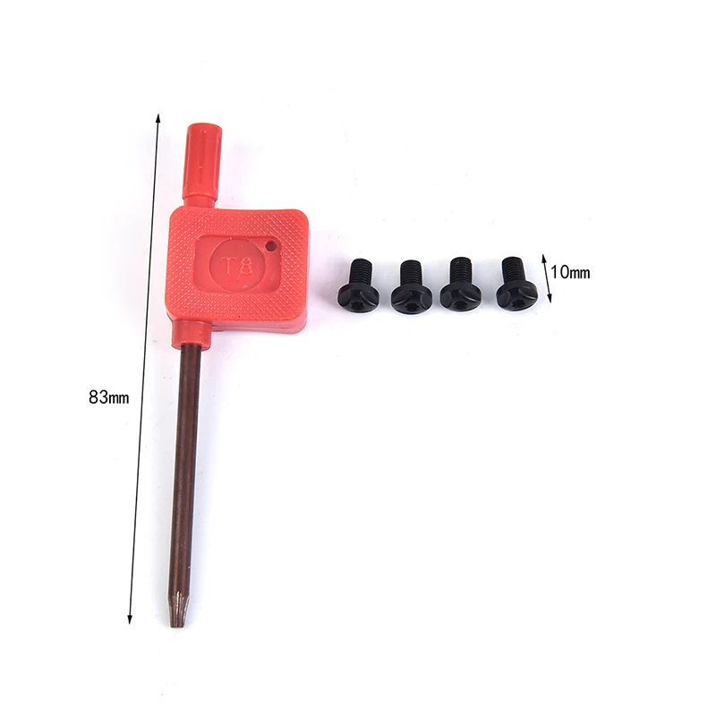 1911 Grips Screws Stainless Steel CNC T8 Hex Screws, Roasted Blue Grip Fastener Nails Accessories