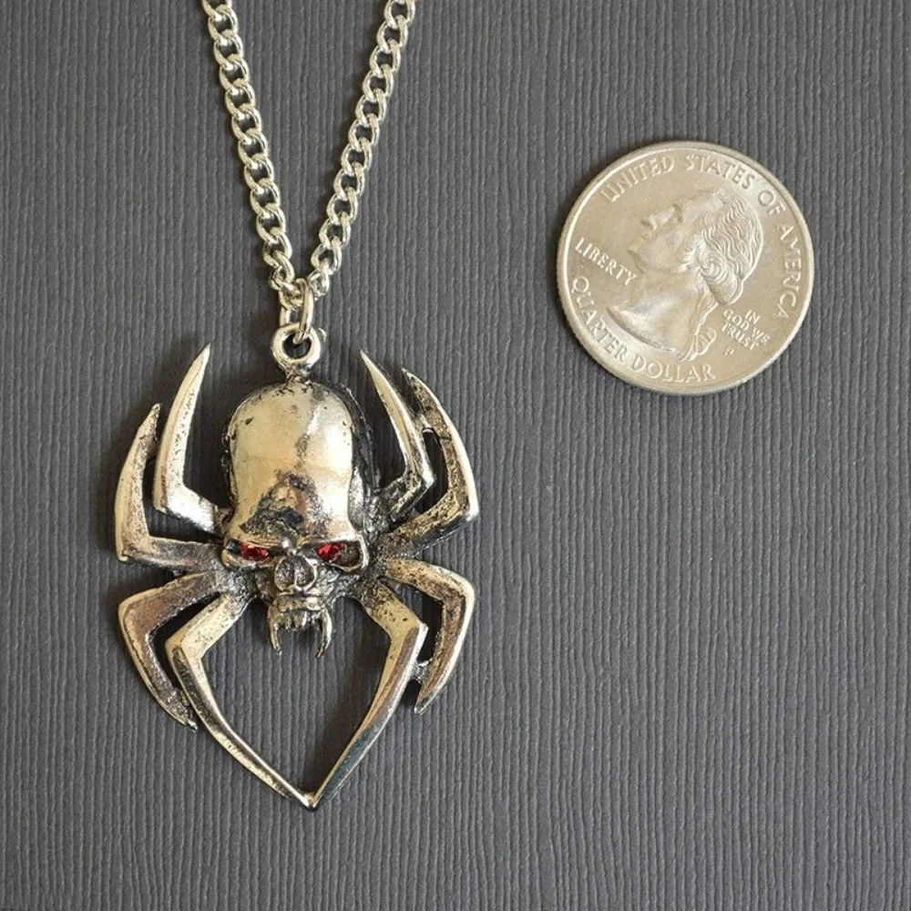 قلادة بدلاية على شكل جمجمة إبداعية مخصصة للرجال والنساء ، سلسلة راكب الدراجة النارية الشرير ، الاتجاه العتيق ، هدية الإكسسوارات ، جديدة #2