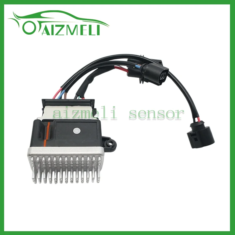 New Fan Controller Module 4F0959501M For Audi A6 Quattro C6 3.0T CAJ Engine 2005 2006 2007 2008 2009 2010 2011 Auto 4F0959501H