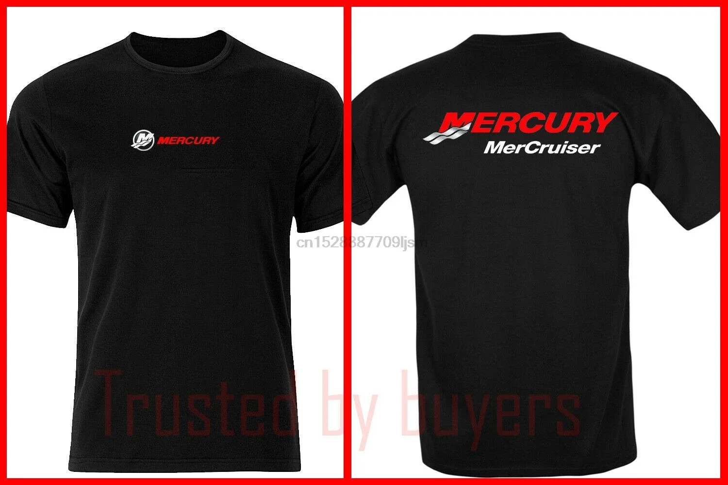 New Mercury MerCruiser Logo T shirt S-3XL Performance Boats Yatch Marine