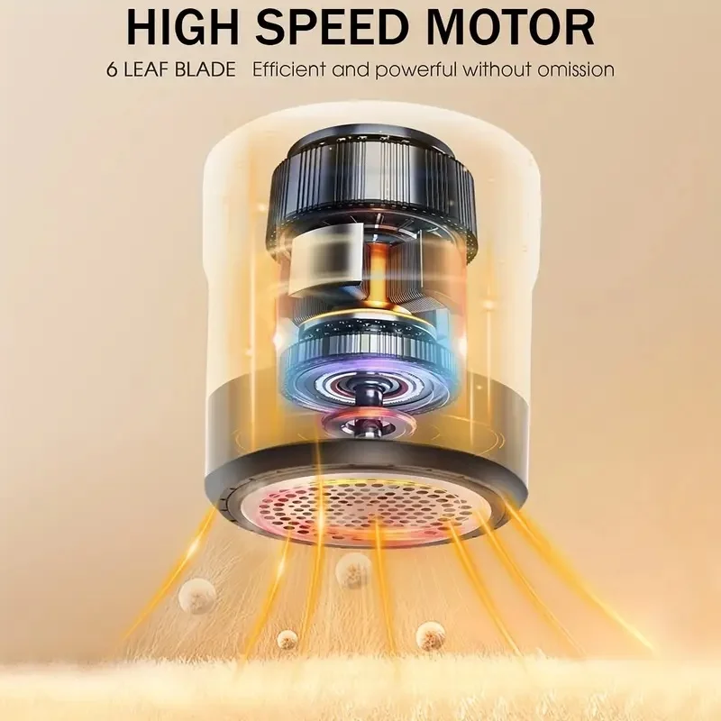 ماكينة حلاقة ونسيج USB-C 3 سرعات مع شفرة فولاذية بطول 6 أقدام، مجموعة تنظيف للملابس والوسائد والأرائك - هدية منزلية باللون الأخضر النعناعي