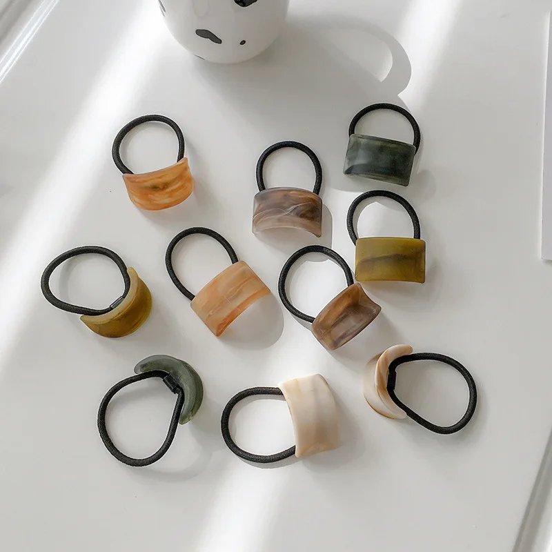 

Простая темпераментная повязка на голову с хвостиком, женская летняя новая повязка для волос, резинка с завязками, аксессуары для головных уборов