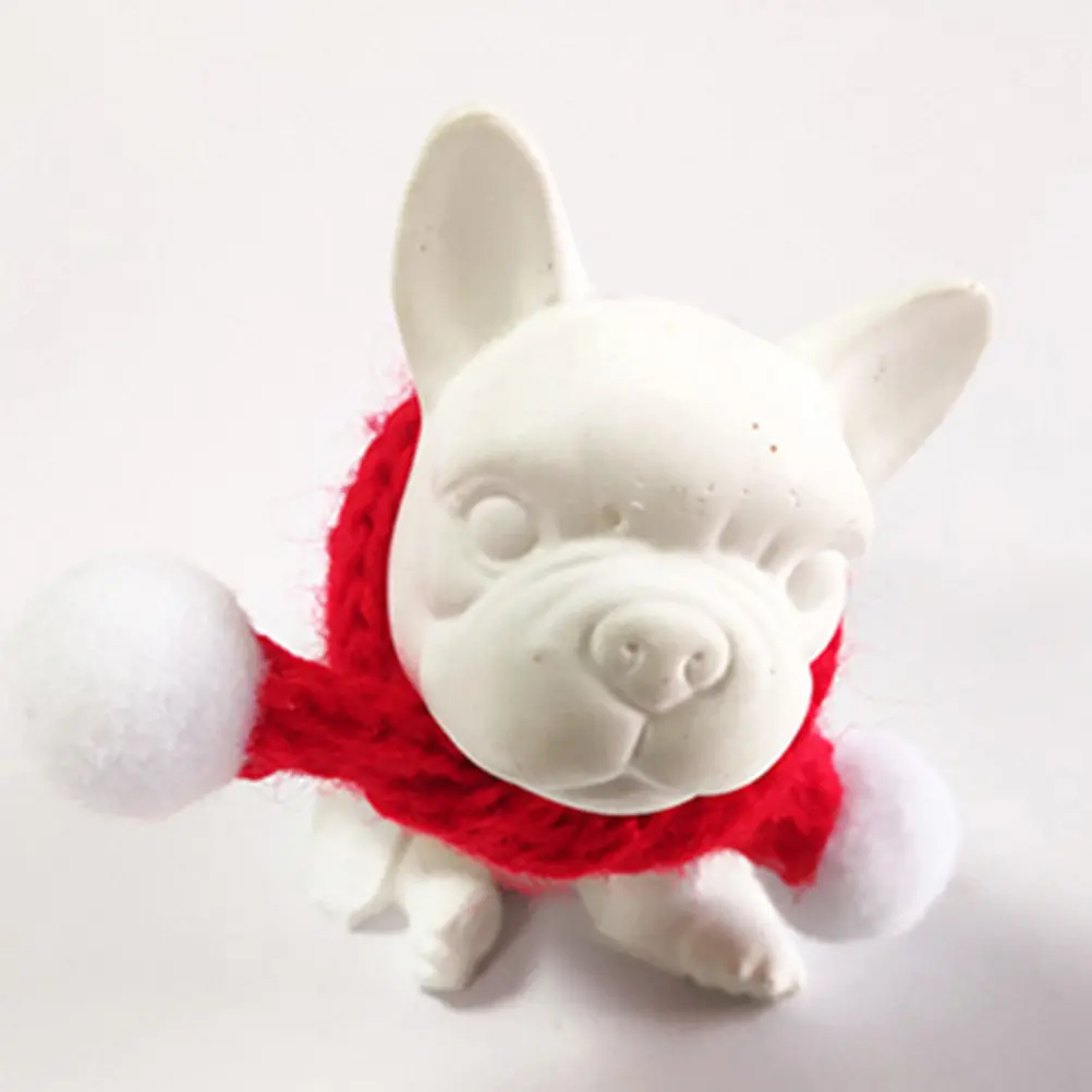 20 Piezas de Mini Gorros y Bufandas Navideñas de Lana Tejidos a Mano, Suministros de Navidad para Ropa, Gorros, Bolsos, Decoración del Hogar, Accesorios Cálidos para las Fiestas