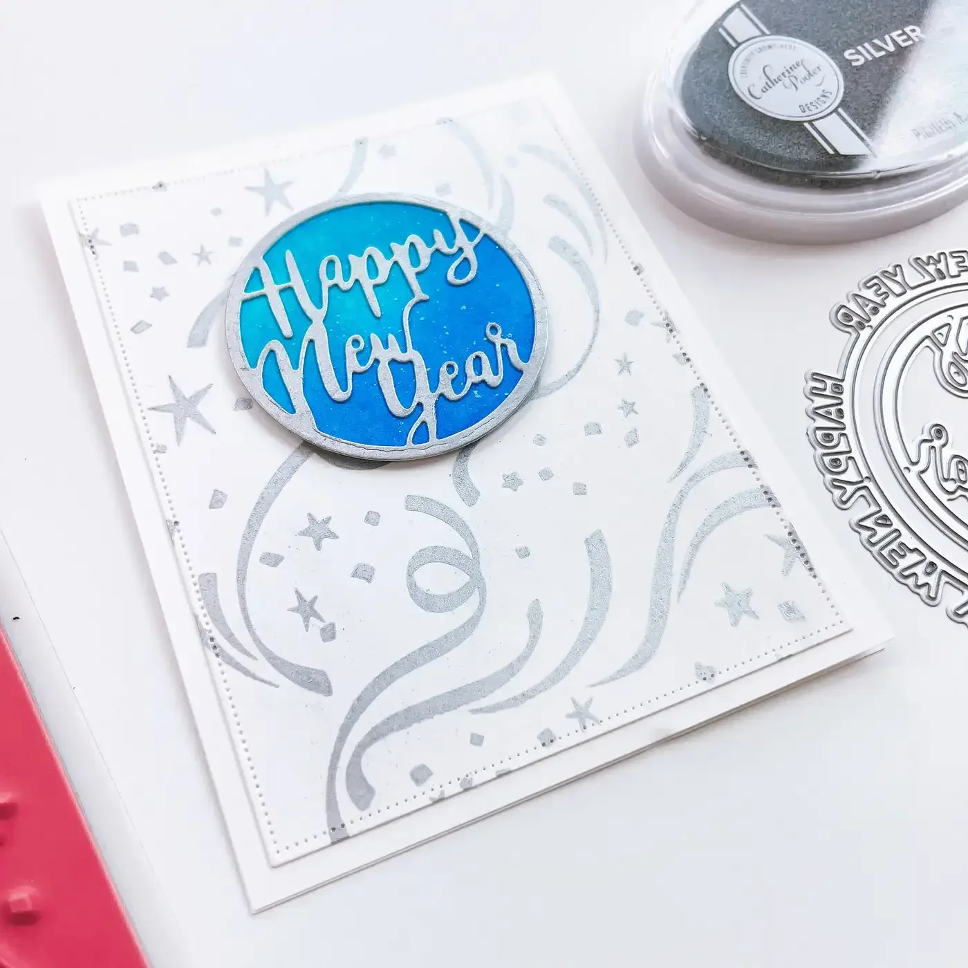 Hot Foil Plate and Dies - Cheers to You Scrapbook Diary Decoration Stencil Embossing Template DIY Greeting Card Handmade