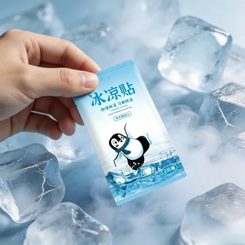 

10pcs Cooling Gel Patch – Instant Stick-On Cool Pad, Skin-Friendly, Use Anywhere for Summer Heat Relief