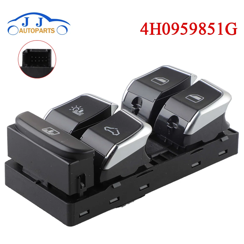 New Power Window Switch 4H0959851G For Volkswagen Audi A8/S8 quattro 2010-2017 Car Auto Accessories