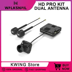 Caddx Walksnail Avatar HD Pro Kit Dual Antennas Version 1080 120fps for FPV Freestyle Drones DIY Parts