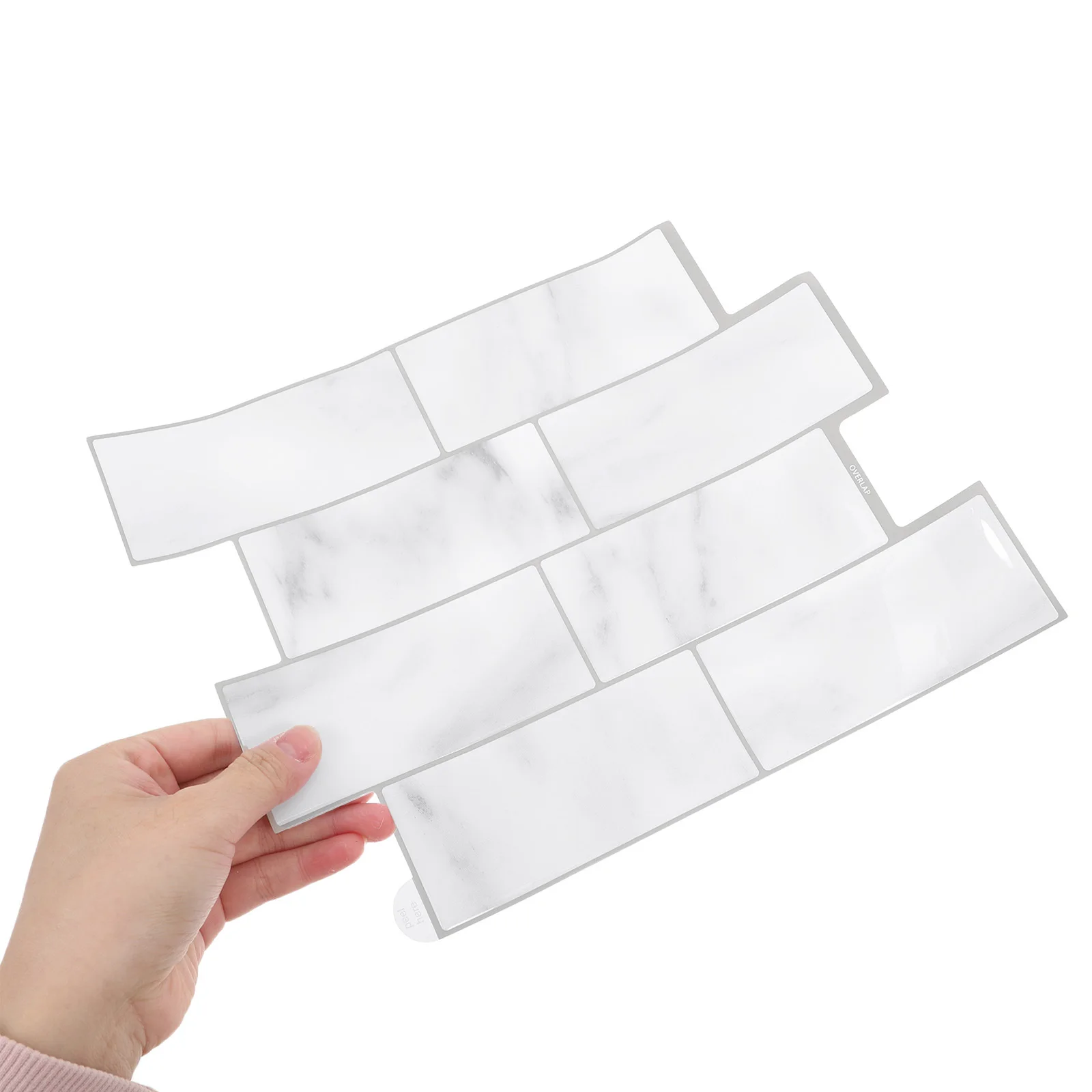 

3D Wall Stickers Kitchen Decor Peel and Backsplash for Bathroom Decorating Epoxy