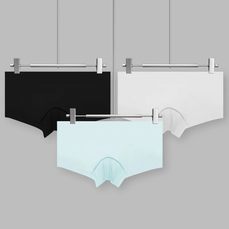 Antarctic summer men's underwear men ice silk boxer shorts sexy trackless one piece personality trend underwear
