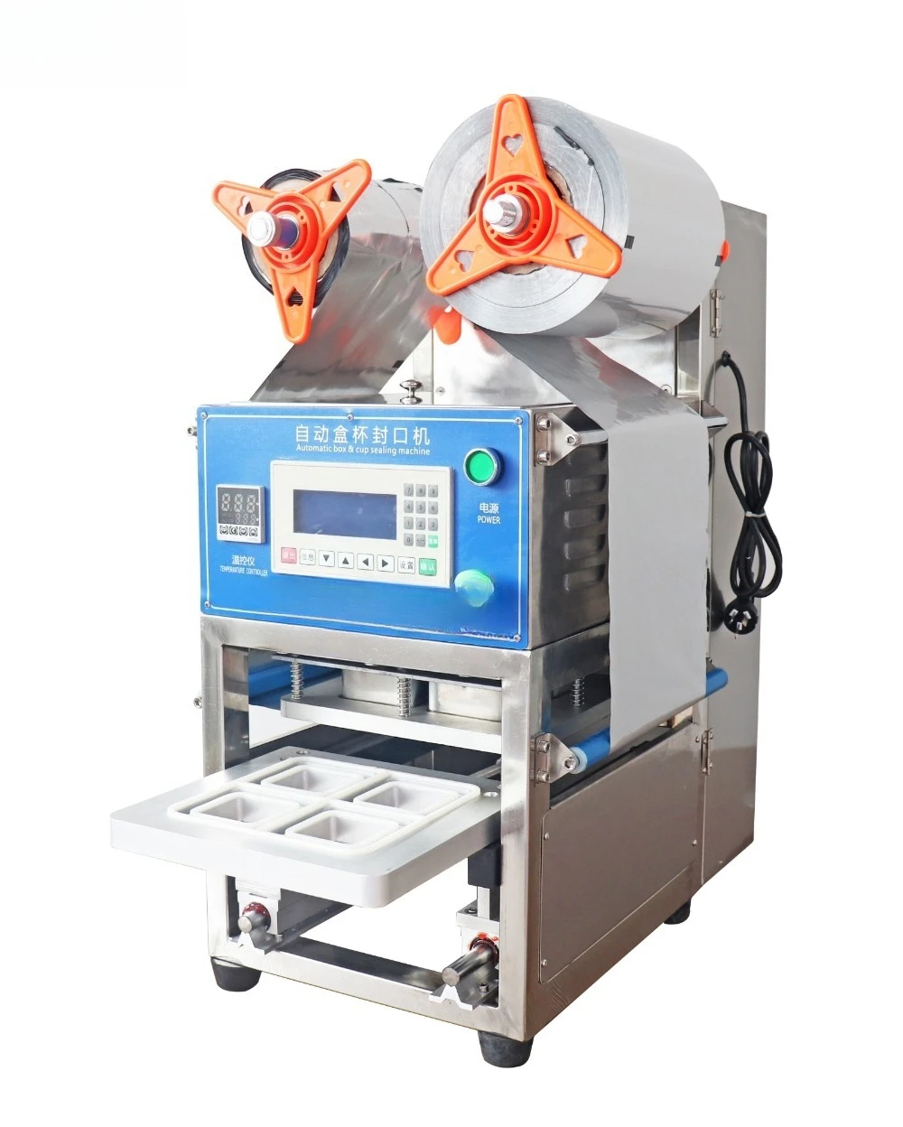Auto Multi-Function Cup Sealing Machine for Paper Plastic Film Bubble Milk Tea Boba etc.-Supplier Price