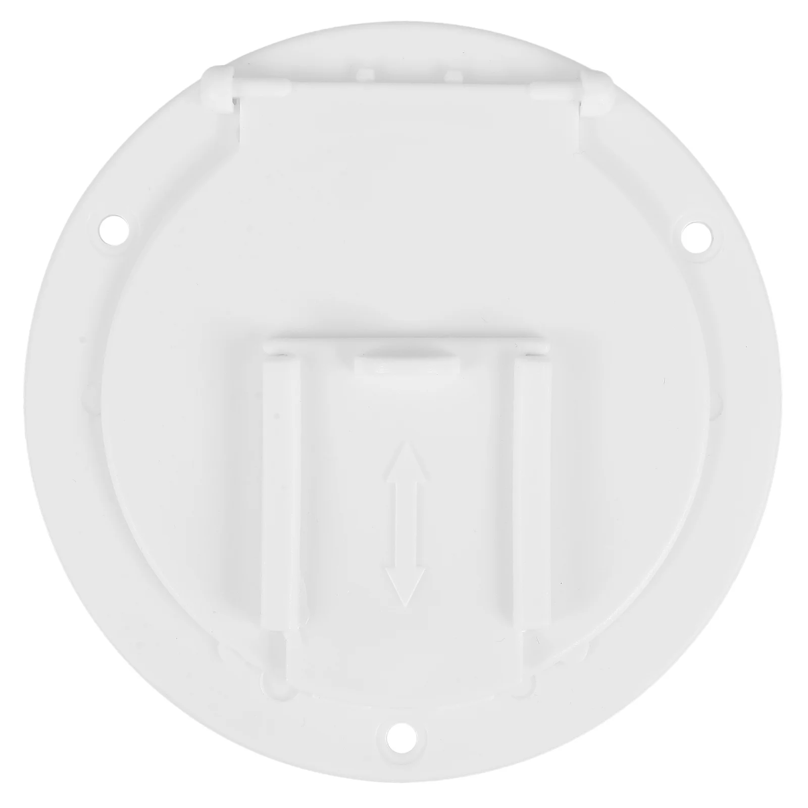 

1Set Waterproof Rv Cable Hatch with Three Screws Round Electrical Access Cover for Power Cord Storage Camper Electrical