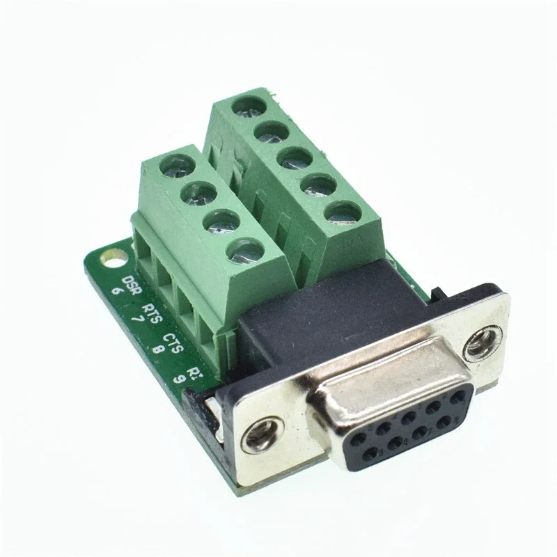 D-SUB 9pin DB9 Male Female Adapter Signals Terminal Module RS232 Serial To Terminal DB9 Connectors