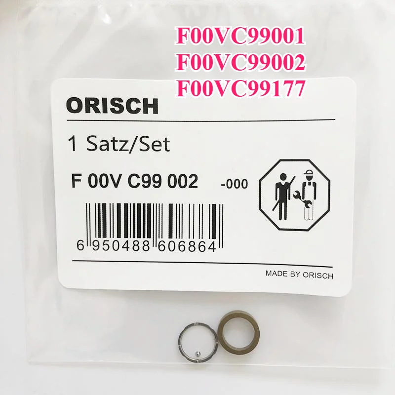

50 Bags FOR BOSCH F00VC99001 F00VC99002 F00VC99177 Diesel Common Rail Injector Seal Washer Ring Valve Ball Repair Kits