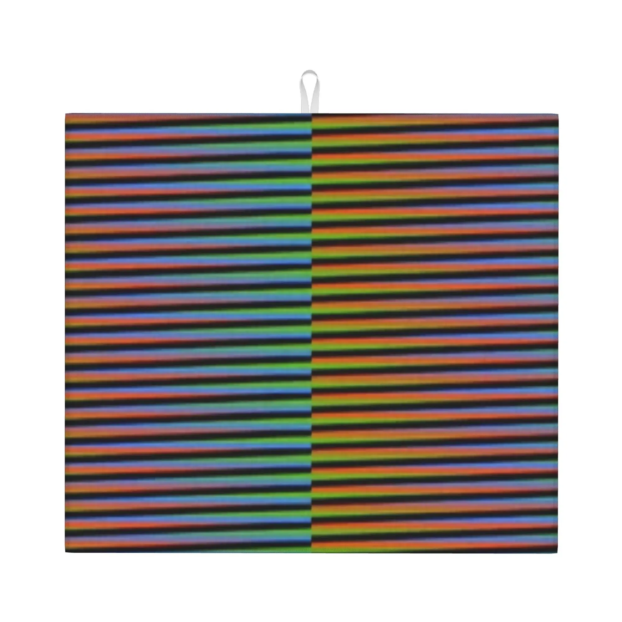 Drying Mat For Kitchen Carlos Cruz Diez Permutation Water Absorbent Waterproof Reusable  On Slip Kitchen Counter Protector Mat