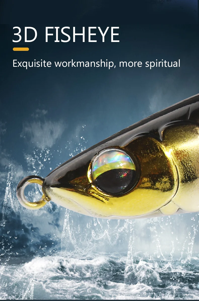 Zitternder sinkender Bleistift 10g 15g 21g 26g Wobbler Bass Fish Tackle lockt Angel zubehör Troll ing Fisch köder Forellen makrele – Detail 3