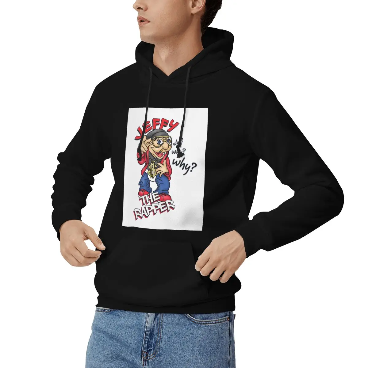 Jeffy The Rapper SML Character Hoodies Men's Women Casual Pullover Sweatshirt Fashion Long Sleeve Streetwear Autumn Winter