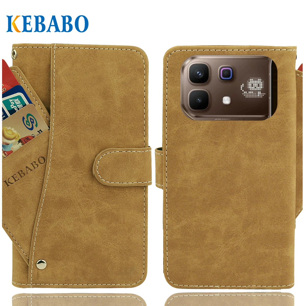 Luxury Bags Edit - Vintage lederen portemonnee Infinix Note 60