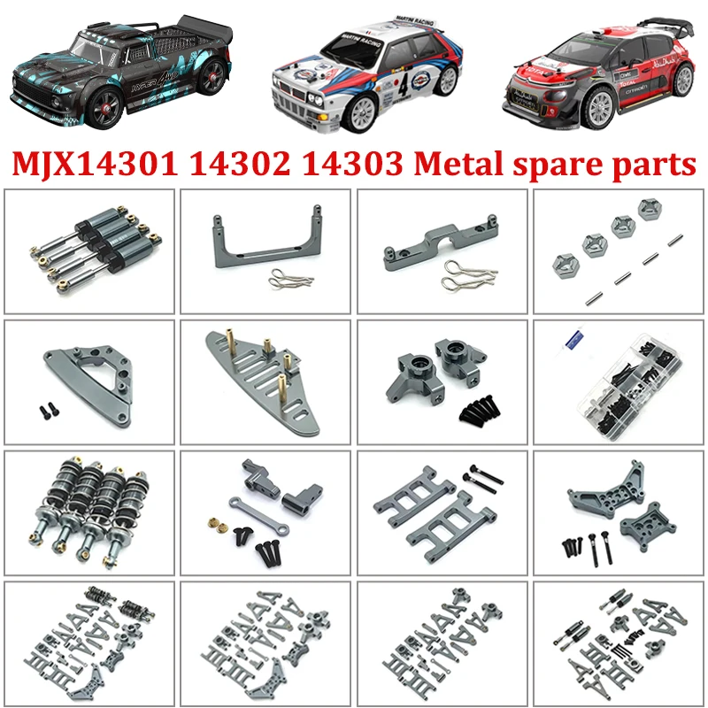 

MJX Hyper Go 1/14 14301 14302 14303 Metal upgrade spare parts Metal steering cup, swing arm, shock absorber bracket Metal parts