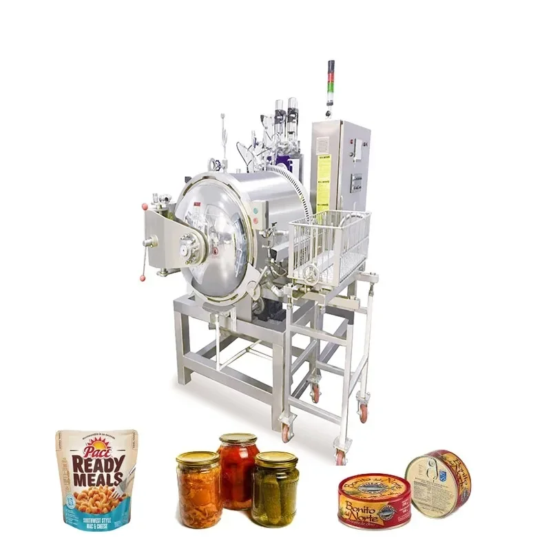 【Best-selling】Multi-Function Pilot Retort / Water Immersion Sterilization Machine for Pet Food, Cans and Pouch Products