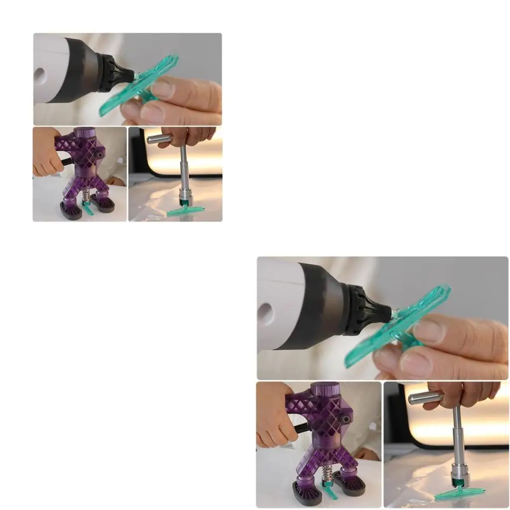 Transparent Step Pull Tabs Car Dent Repair Suitable For DIY Enthusiasts No Professional Skills Required Plastic Tool