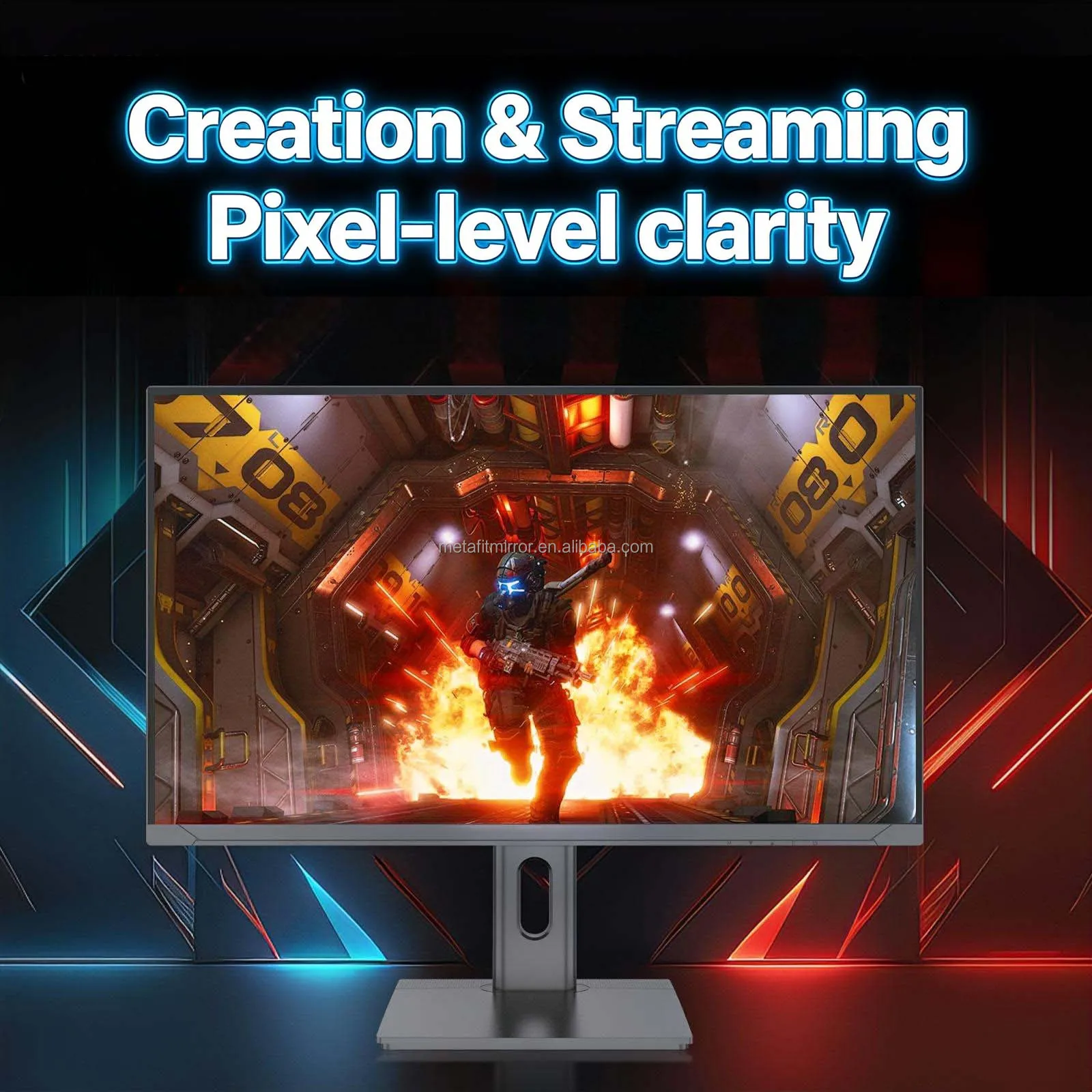 Hot Selling Unisaga 27 Inch Curved Gaming Monitor 2K 2560x1440 144Hz IPS Panel Frameless for 99% SRGB Wide 1ms Response Time