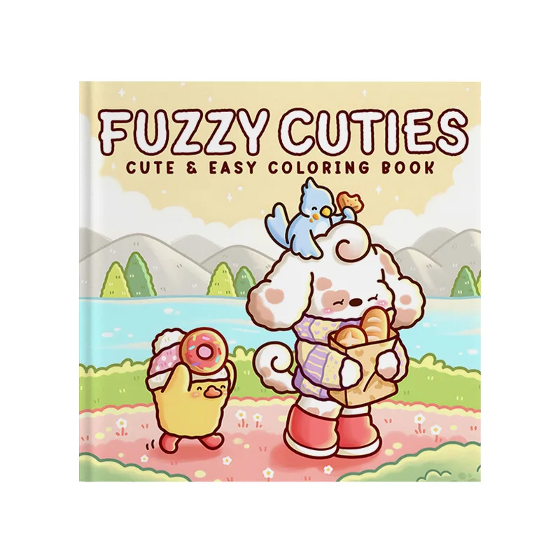 Hand Drawn Line Coloring Book Premium Paper Art Therapy Stress Relief Adult Creative Drawing Focused Expression and Mindfulness