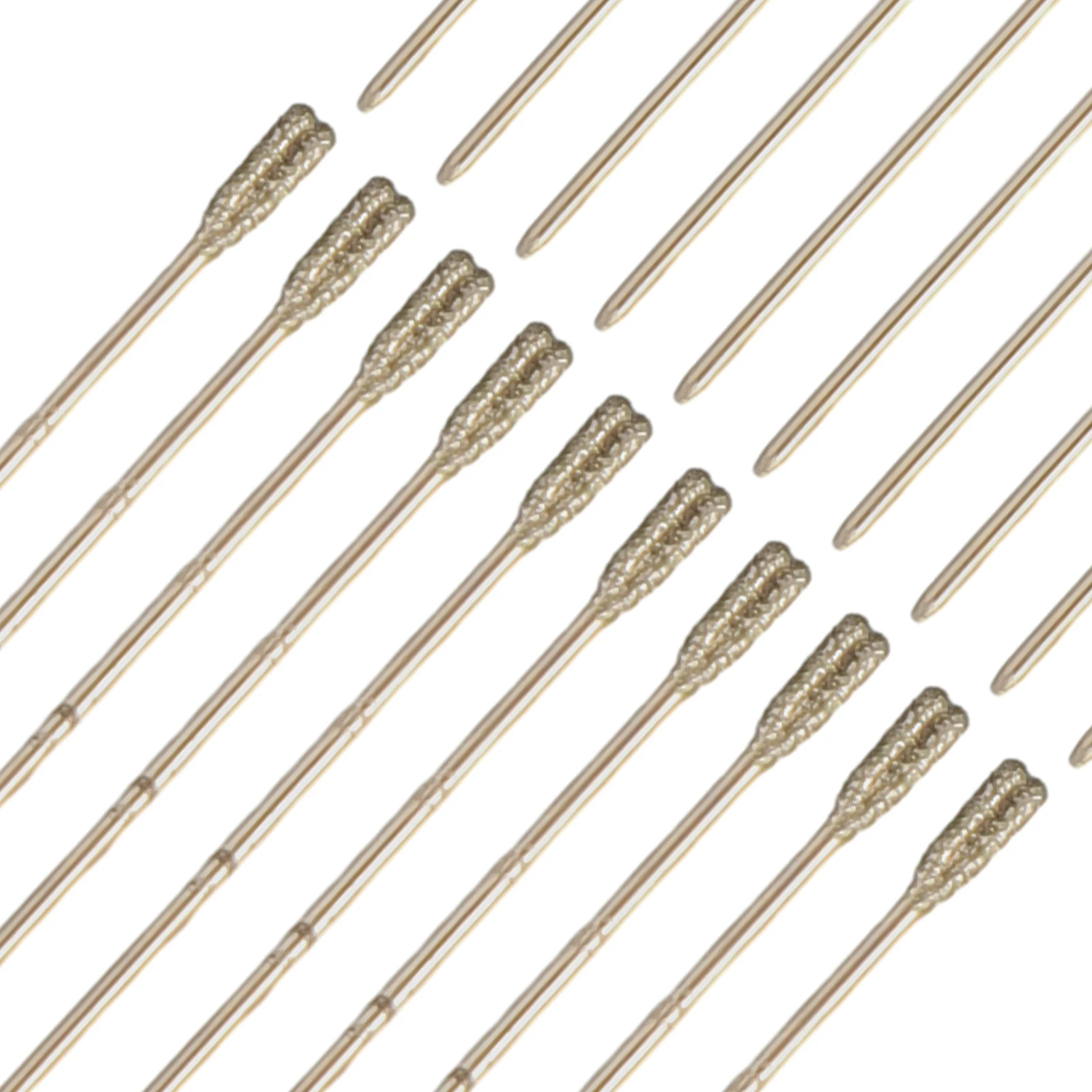 20pcs 1mm Mini Diamond Coated Lapidary Drill Bit 0.6mm Shank For Jade Stone Crystal Jewelry Ceramic Glass Drilling