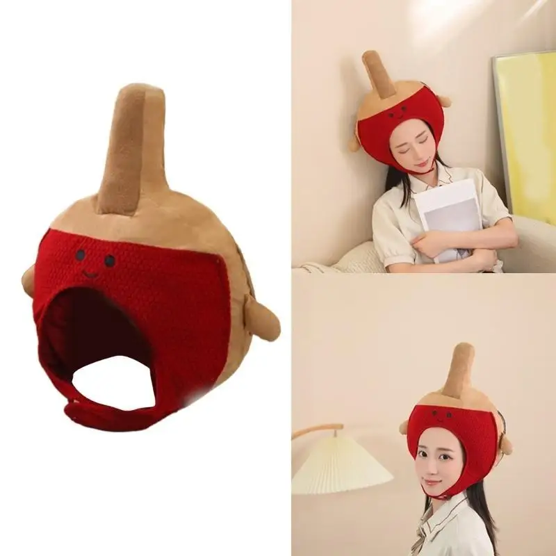 Funny Table Tennis Bats Hat for Adults Pingpong Racket Hat Headgear Birthday Party Headcover Hat Stage Shows Headwear 