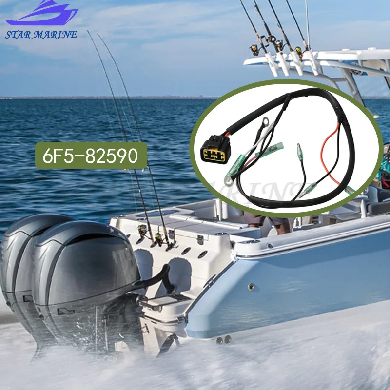 6F5-W8258 6F5-82590 Boat Wire Harness Assy for Yamaha Outboard Motor 2 Stroke 40HP 40J 40G E40J E40G 6F5-82590-00 6F5-W8258-00