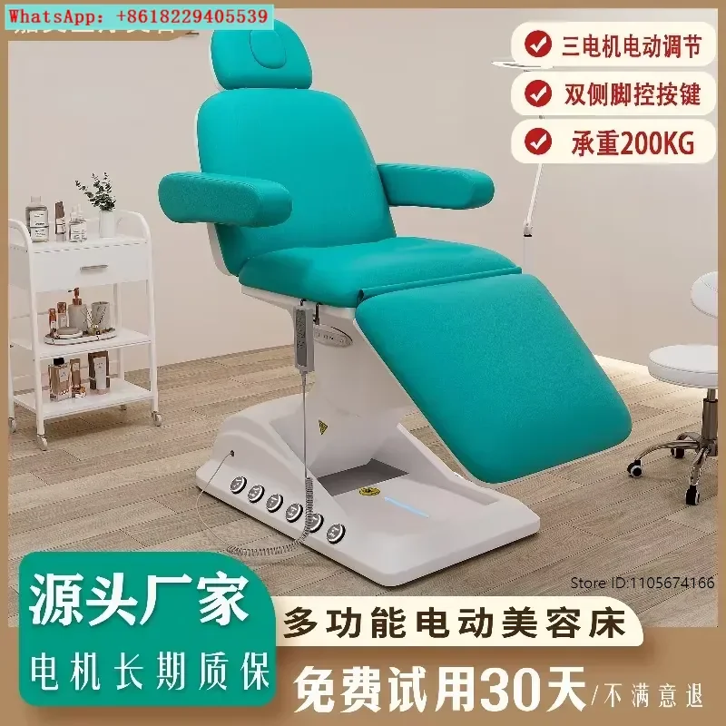 Multifunctional electric beauty bed lifting medical eyelash bed