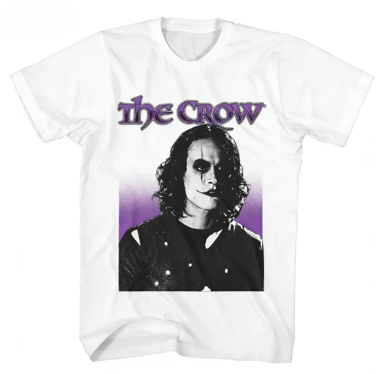 

2026 The Crow Logo and Draven Black Adult T-Shirt Summer Men's and Women's Loose and Breathable Cotton T-shirt Top