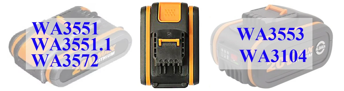 Kabelsplitter, verlängerter Leitungs-Gewichtsreduzierer-Adapter für Worx Lithium-Batterie, für DeWALT, für Milwaukee, für M18, für LXT-Maschine – Detail 1
