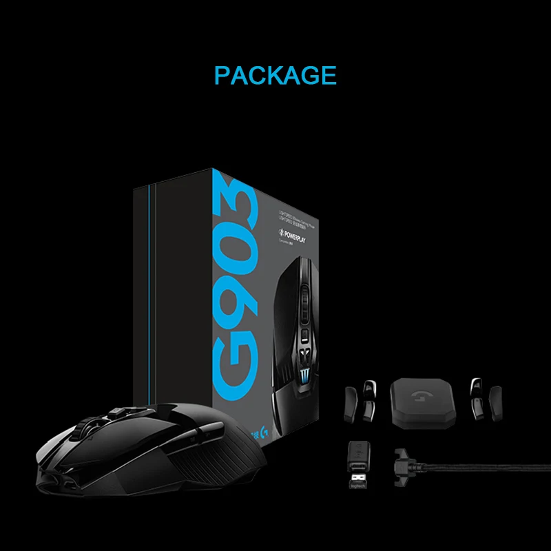 Imagem -06 - Logitech G903 Lightvelocidade 2.4ghz sem Fio Jogo Mouse Portátil Gamer Genuíno Óptico 12000dpi Mouse Ergonômico Oficial Agência Teste