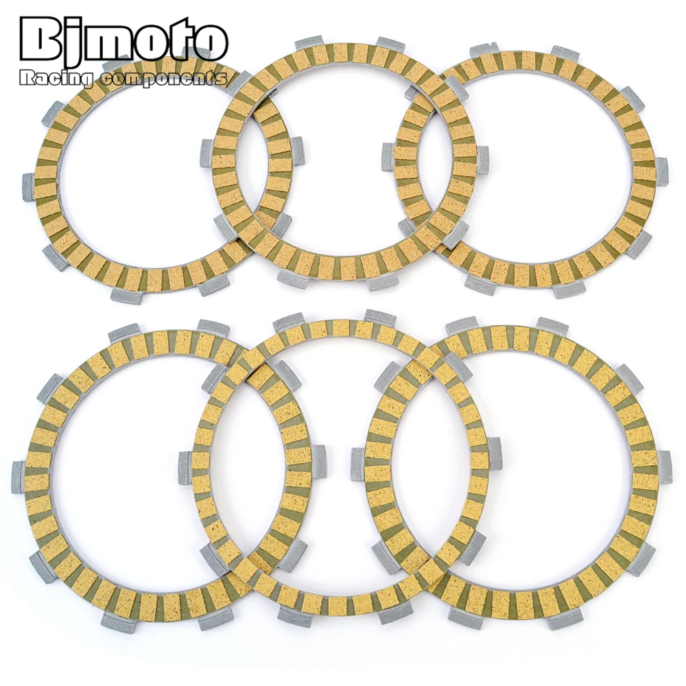 Clutch Friction Plates For Yamaha AG200 AG200E BW200 YD125 YD125S WR125R WR125X YZF R125 5D7-E6331-001 5D7-E6321-00 5D7-E6307-00