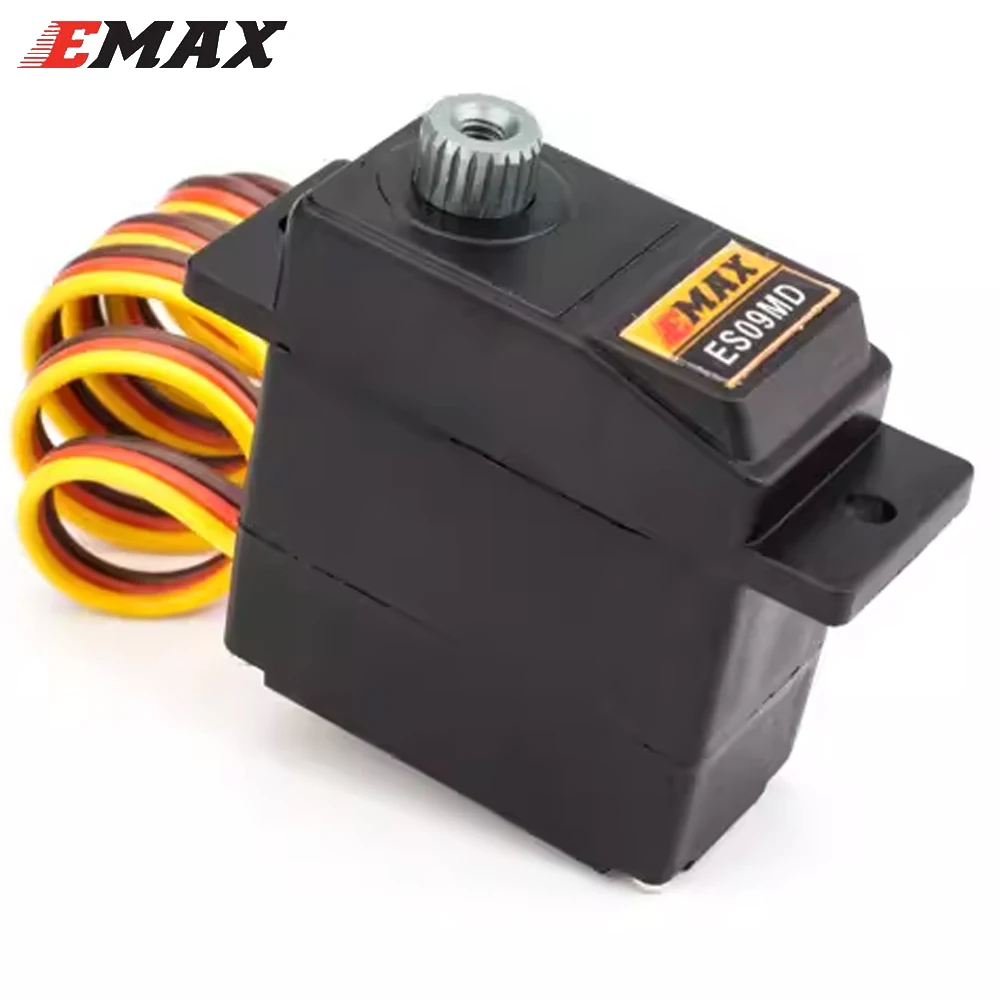 EMAX ES09MD 4.8-6V 2.6kg Dual-bearing Metal Gear Digital Servo With Futaba,JR Plug For Trex Align 450 Helicopter Airplane Parts