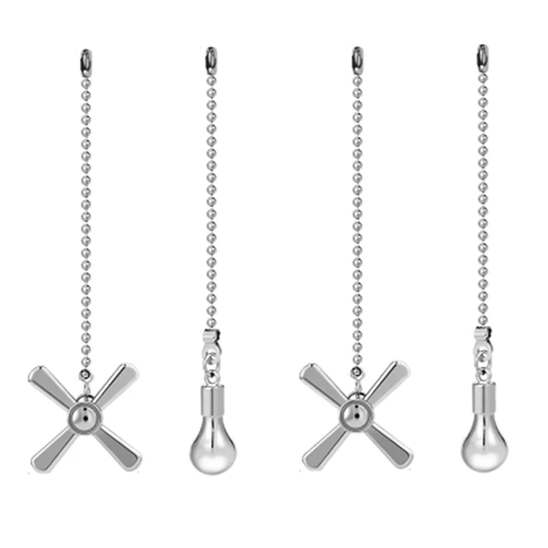 A88E-2 set di ventilatori decorativi da soffitto e ornamenti a catena leggera per la decorazione domestica, set di catene di estensione per tiranti per ventilatori