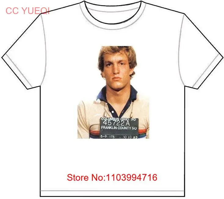 WOODY HARRELSON MUG SHOT T-SHIRT TEE PICTURE PHOTO mugshot jump hunger vs 296