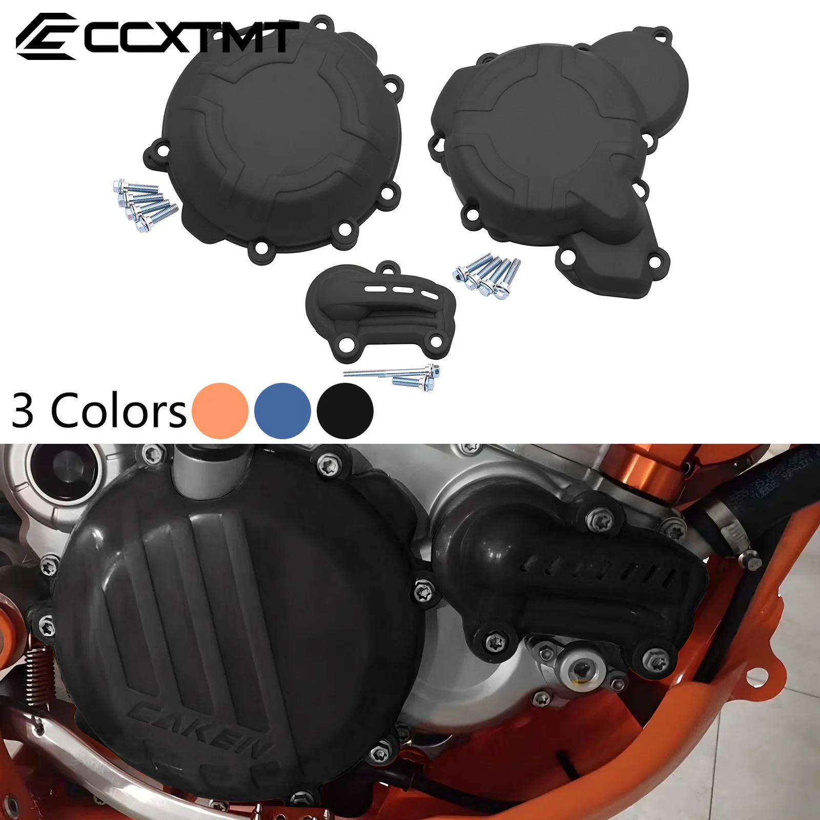 Motorcycle Plastic Engine Clutch Guard Water Pump Cover Ignition Protector For KTM SX XC EXC XCW TPI 250 300 2019 2020 2021 2022