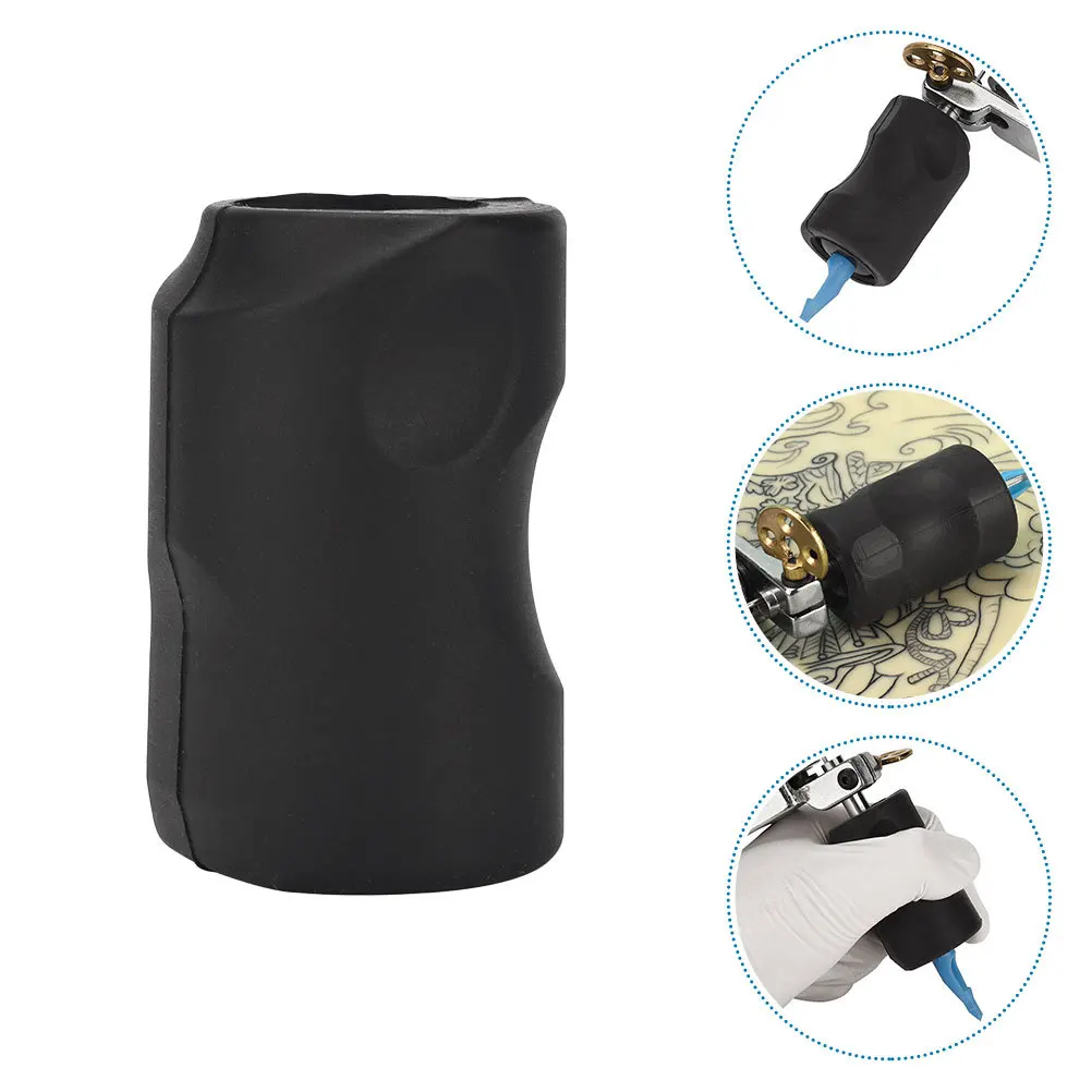 

1pc Silicone Tattoo Handle Cover Anti-Slip Shock-Proof Durable Grip Wrap For Tattoo Pen Sturdy Sleeve Accessory Tool